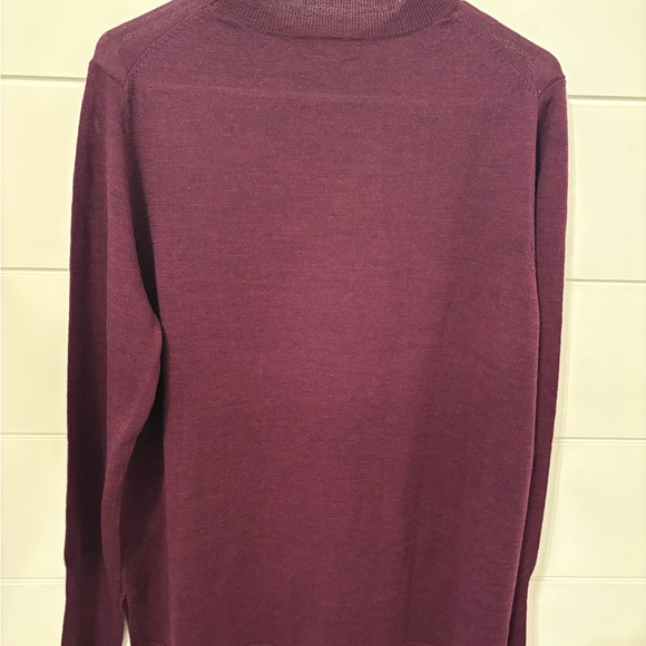 Badgley Mischka Rich Purple Crewneck Sweater - Picture 3 of 6